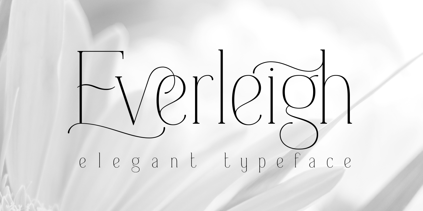 Пример шрифта Everleigh #1